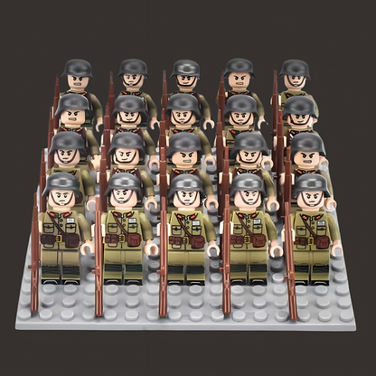Jeu de Construction Militaire Blocs de Guerre