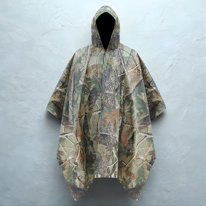 Cape de Pluie Imperméable Camouflage Chasse
