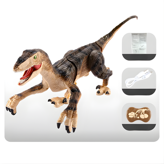 Jouet Dinosaure Marchant LED avec Télécommande - BlxckFR
