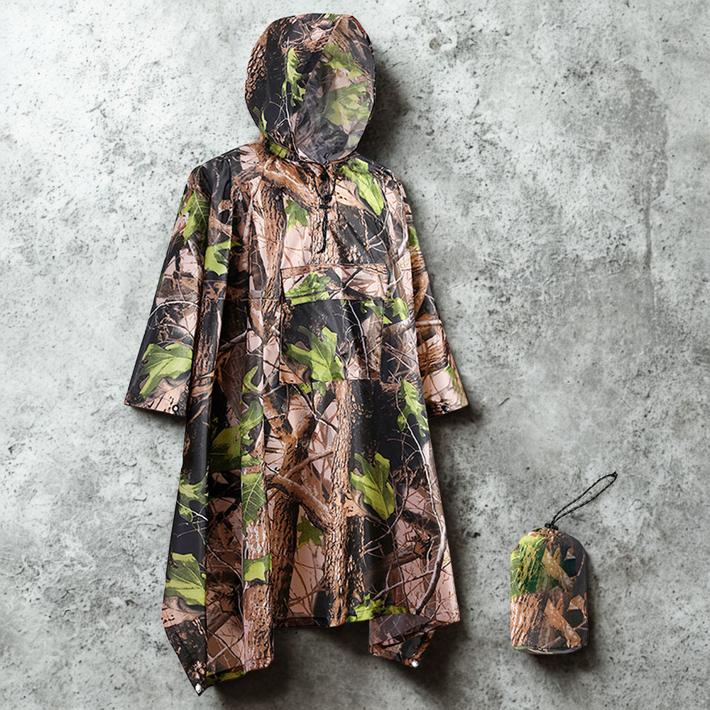 Cape de Pluie Imperméable Camouflage Chasse