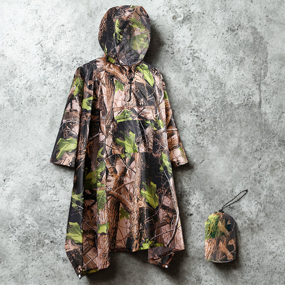Cape de Pluie Imperméable Camouflage Chasse