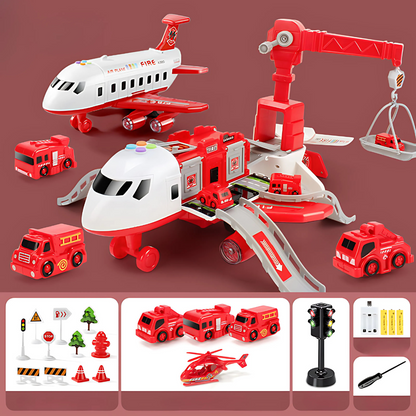 Jeu de Construction Avion Grue pour Enfants