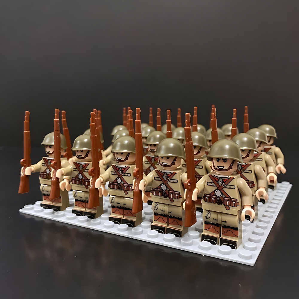 Jeu de Construction Militaire Blocs de Guerre - BlxckFR