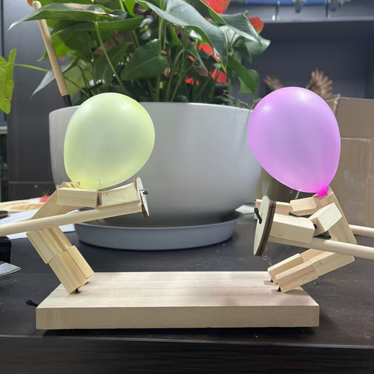 Jeu de Balles en Bois pour Enfants avec Clôture Amusante - BlxckFR