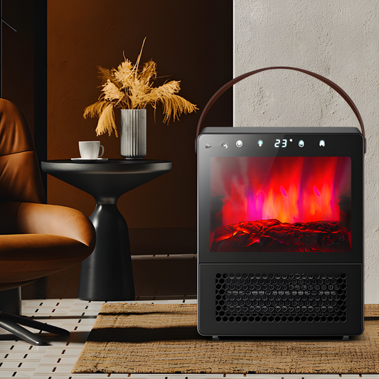 Chauffage Électrique Cheminée Flambée Réaliste - BlxckFR