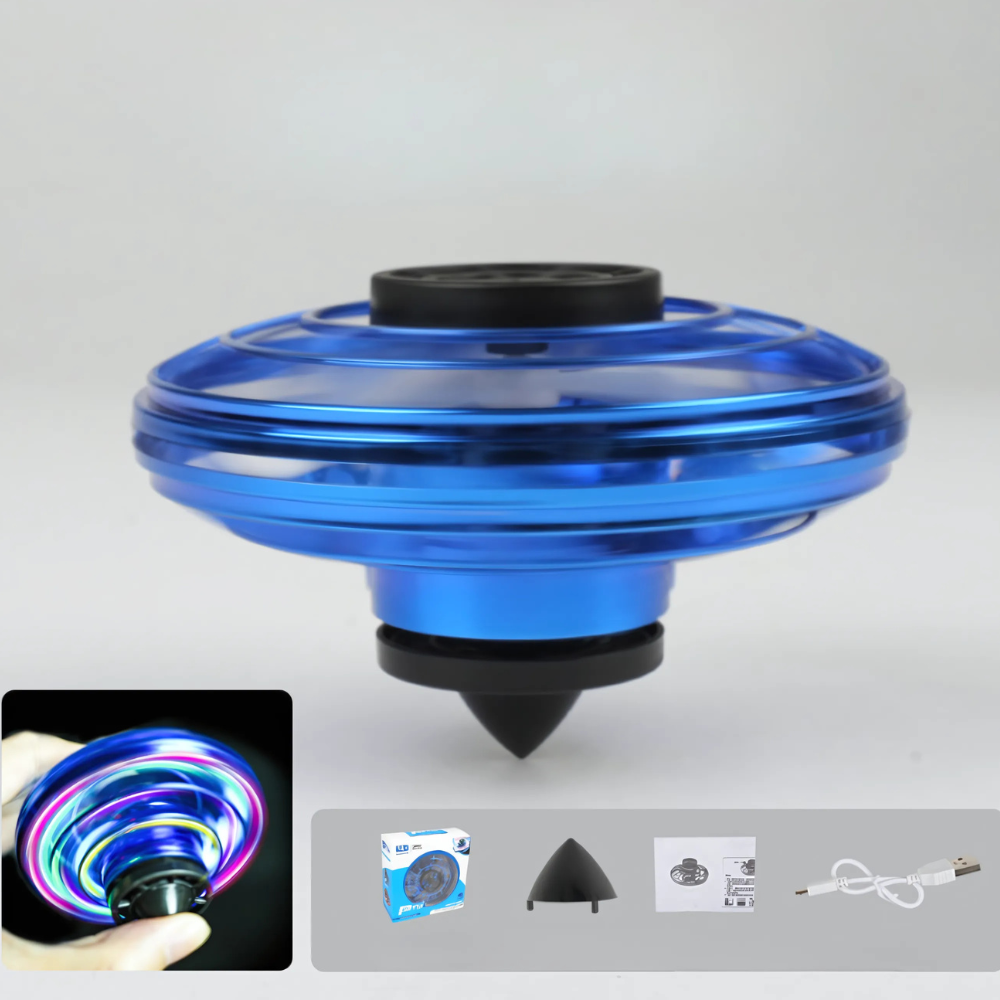 Jouet Volant LED Téléguidé Fidget Spinner