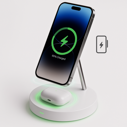 Chargeur Téléphone Sans Fil avec Support Magsafe