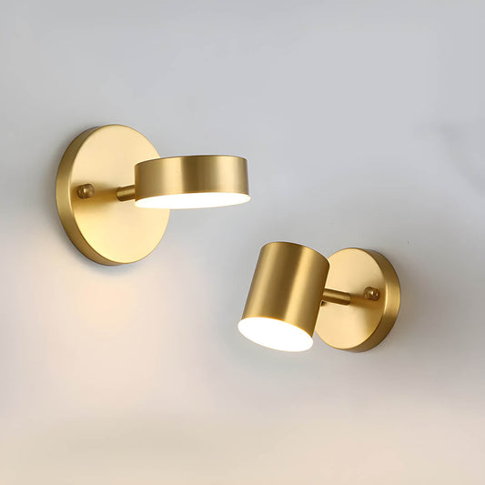 Lampe Murale LED Chic en Métal et Cuivre - Foivo