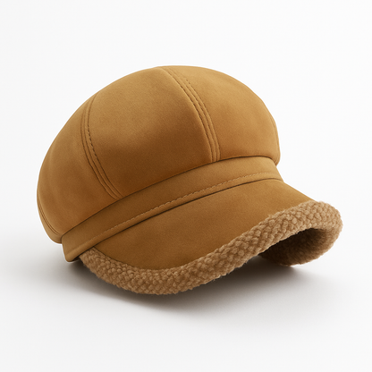 Chapeau Hiver Velours Doux avec Bordure Polaire - BlxckFR