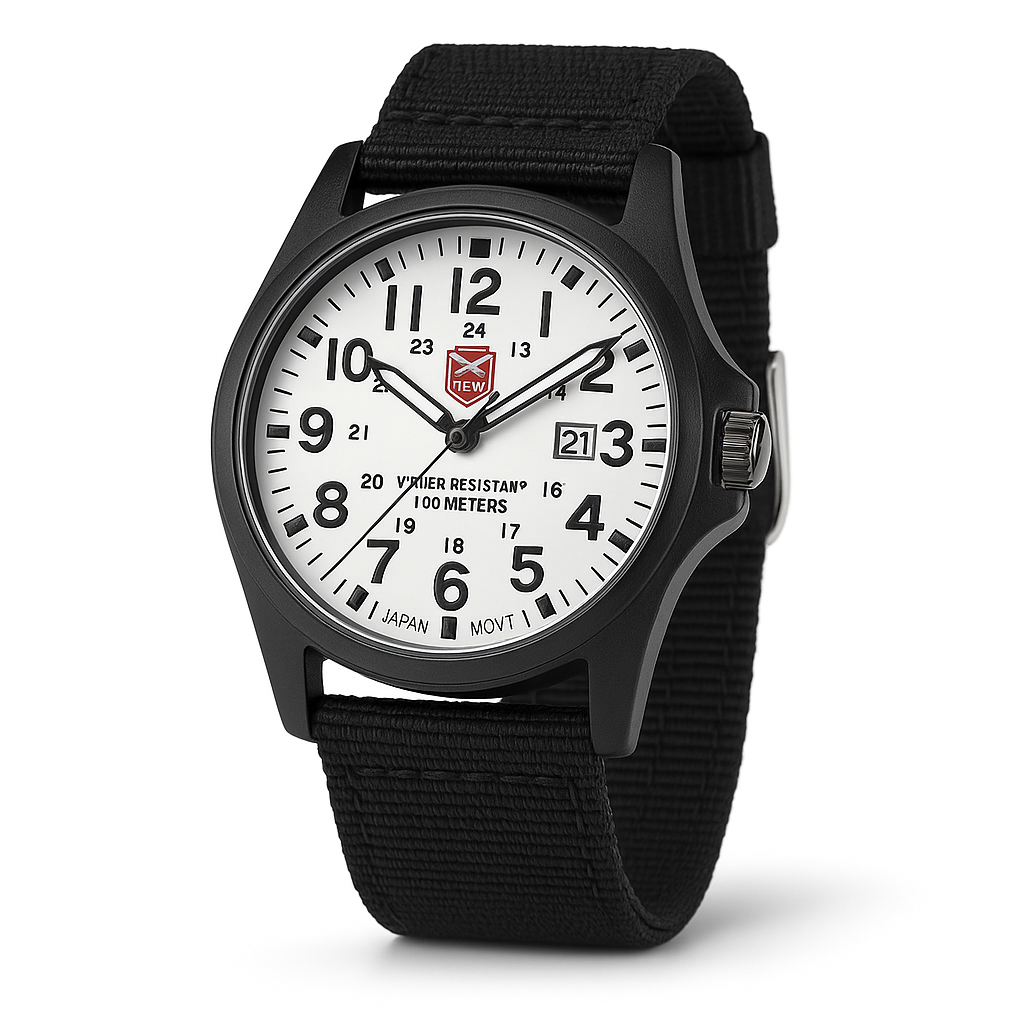 Montre Étanche Militaire Homme Canvas