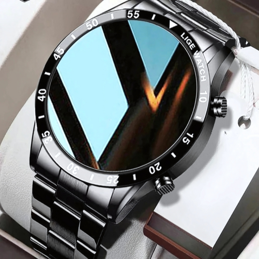 Montre Connectée Acier Inoxydable Fitness Tracker - BlxckFR