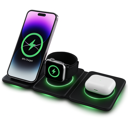 Chargeur Sans Fil Pliable de Voyage
