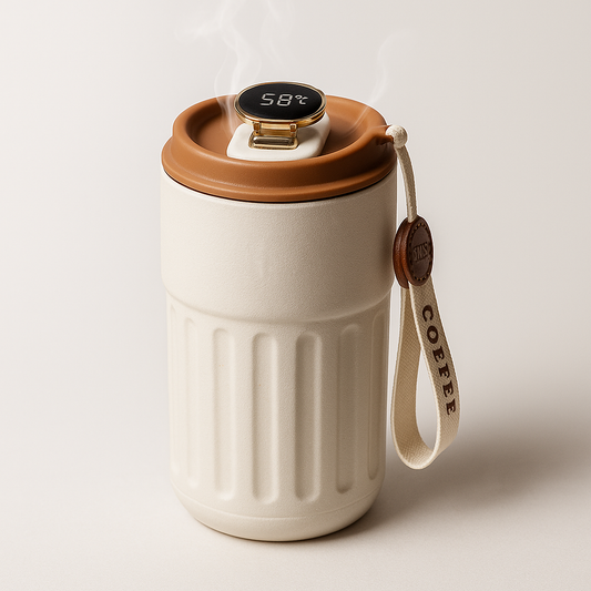 Gobelet de Voyage Café Intelligente avec Couvercle Affichage - BlxckFR