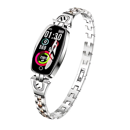 Montre de Sport Féminine avec Bracelet Cuir - BlxckFR