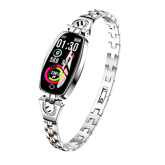 Montre de Sport Féminine avec Bracelet Cuir - BlxckFR