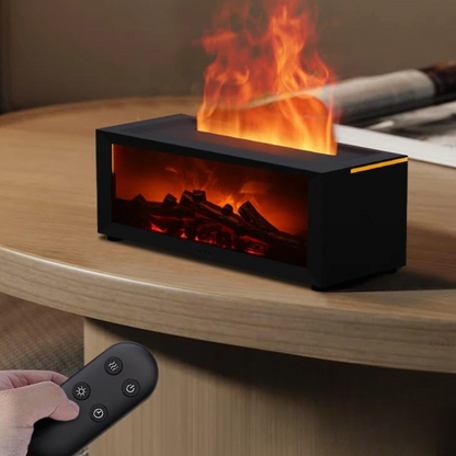 Humidificateur d'Air avec Effet Flamme et Diffuseur de Parfum - BlxckFR