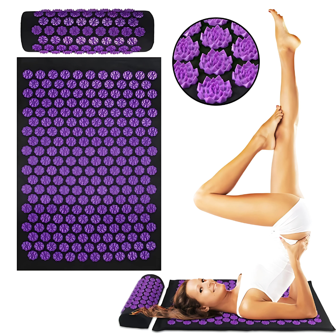 Tapis de Yoga à Pointes de Massage Relaxant - BlxckFR