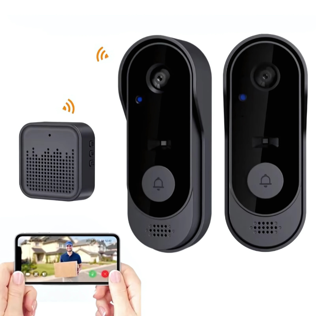 Interphone Vidéo Sans Fil avec Audio Bidirectionnel - BlxckFR