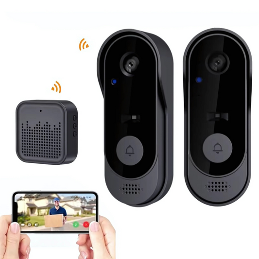 Interphone Vidéo Sans Fil avec Audio Bidirectionnel - BlxckFR