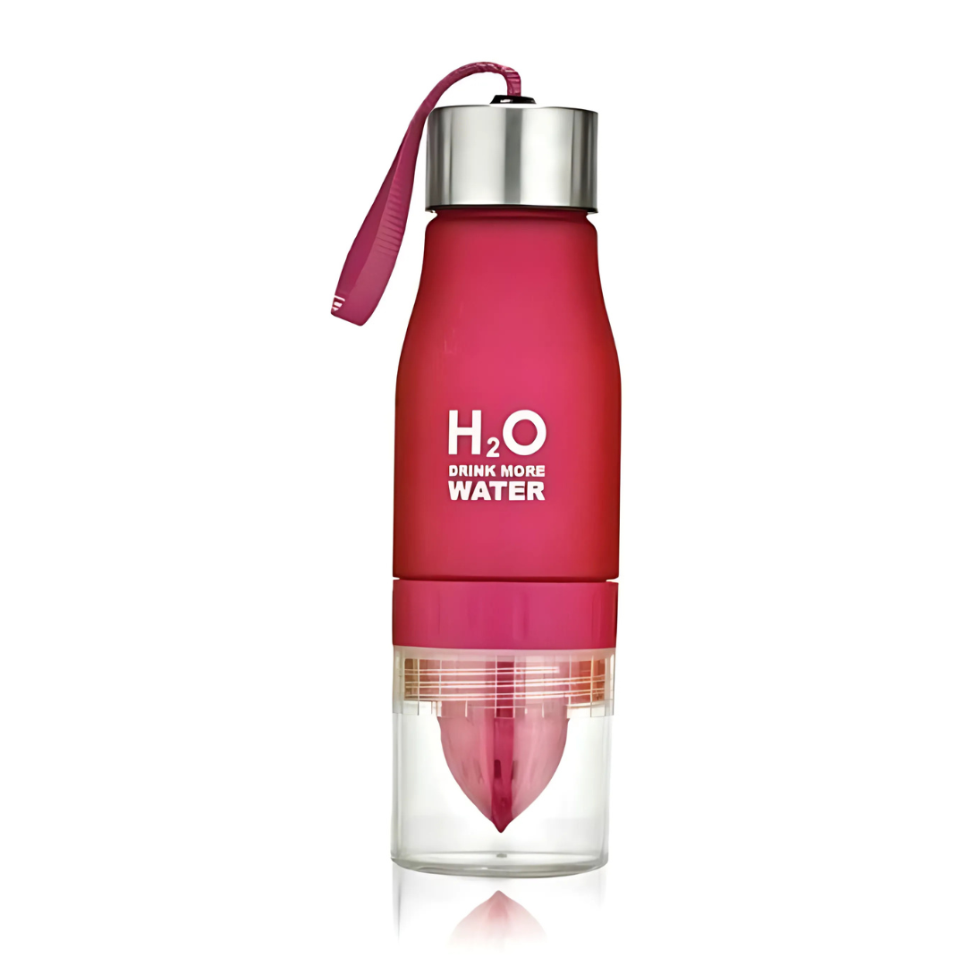 Bouteille d'Eau avec Infuseur de Fruits et Pressoir