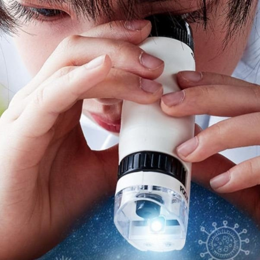 Microscope de Poche Enfant LED Amusant - BlxckFR