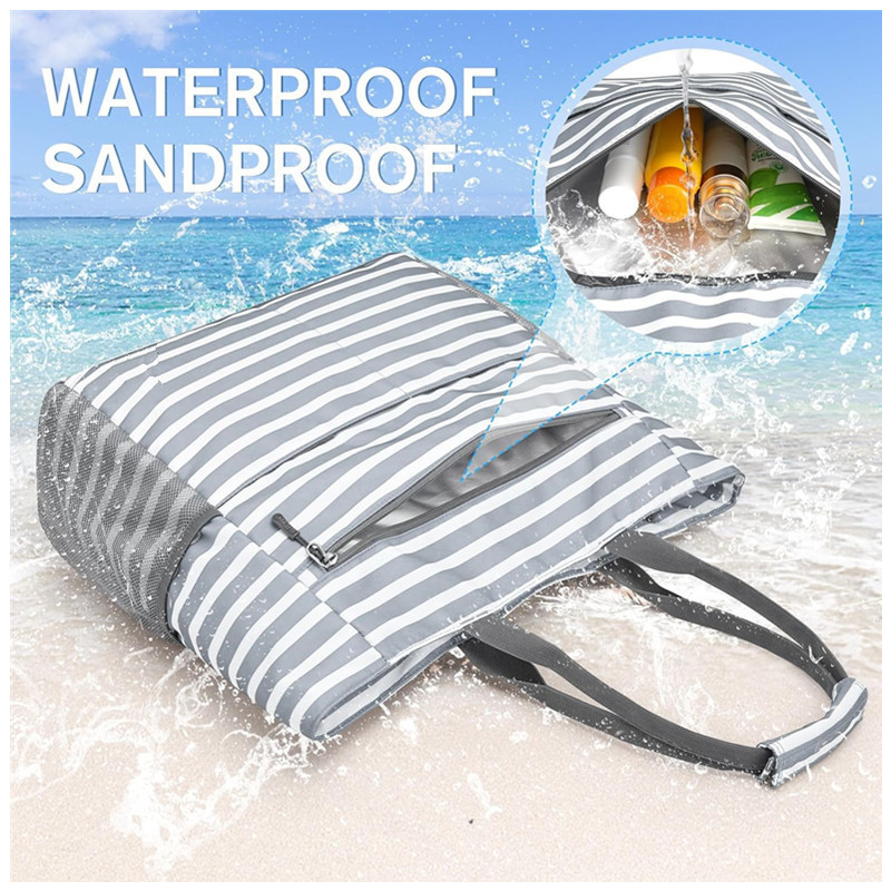 Sac de Plage Imperméable Grand Pliant - BlxckFR