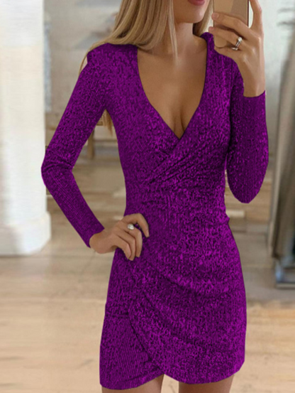 Robe Élégante Paillettes pour Femmes