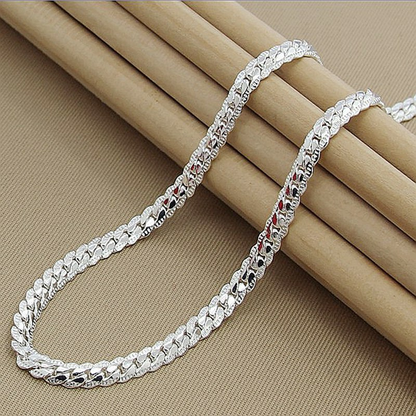 Collier Argent Femme Élégant Cadeau
