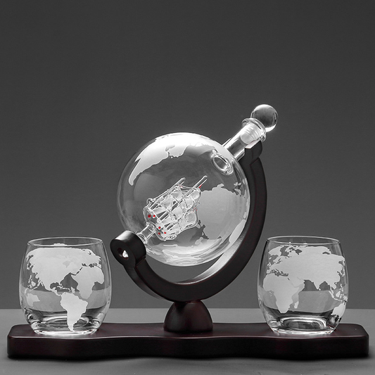 Decanteur Whiskey Élégant avec Verres Cristal - BlxckFR