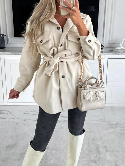 Veste en cuir élégante pour homme