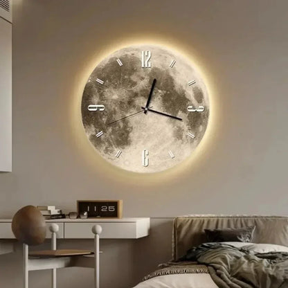 Horloge Murale Design avec LED Intérieur