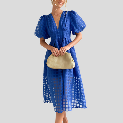 Livia – Robe Été Légère avec Jupe Flottante et Haut Élastique