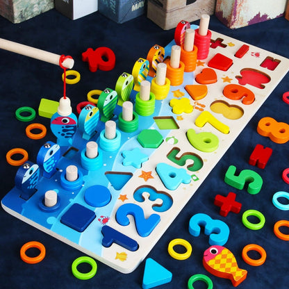 Jeux Éducatifs Bois Montessori pour Enfants