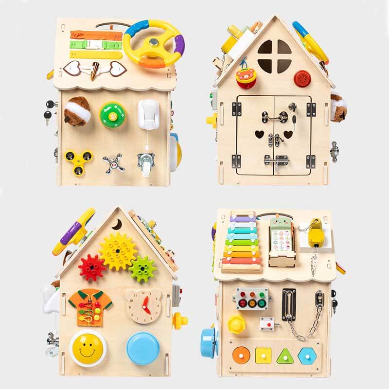 Maison de Jeux Éducative En Bois