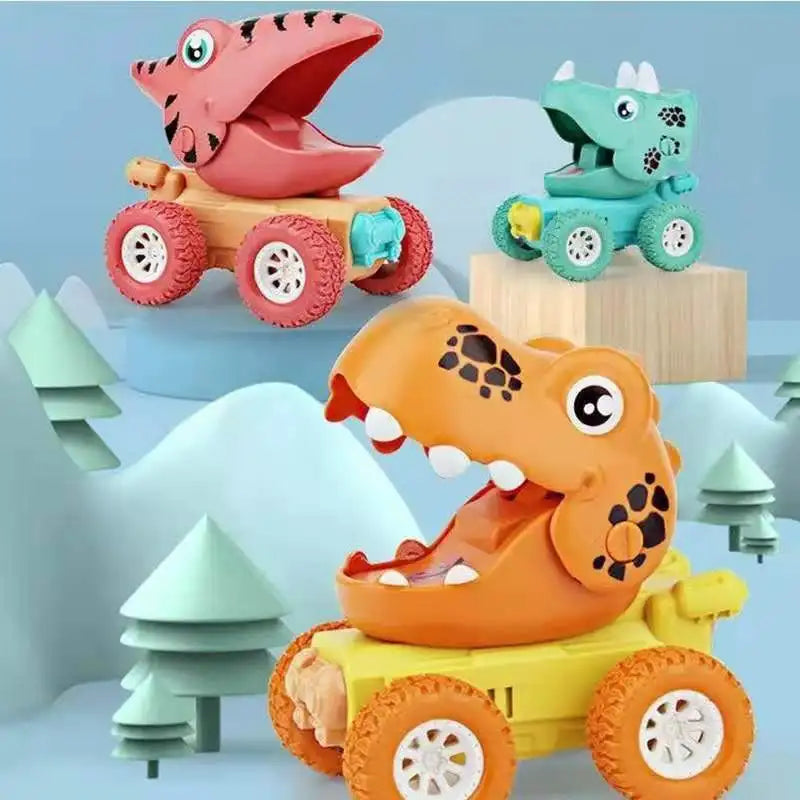 Voiture de Course Dinosaure Épique
