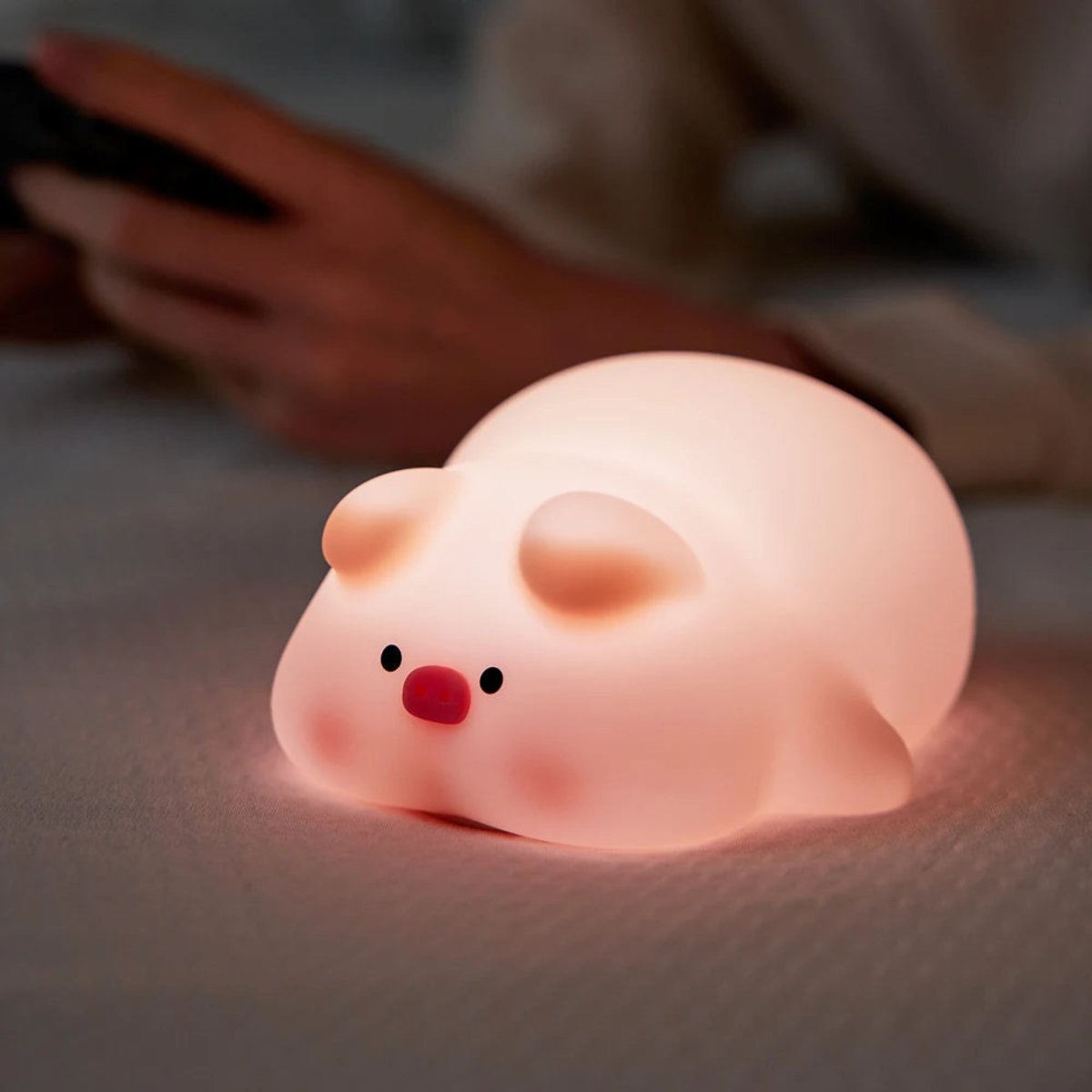 Lampe de Nuit Douce pour Enfants - Lapin Adorable