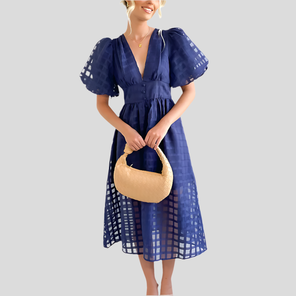 Livia – Robe Été Légère avec Jupe Flottante et Haut Élastique