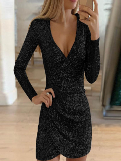 Robe Élégante Paillettes pour Femmes