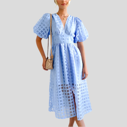Livia – Robe Été Légère avec Jupe Flottante et Haut Élastique