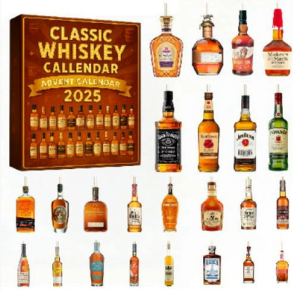 Calendrier de l'Avent Whiskey Bourbon Cadeau Compteur