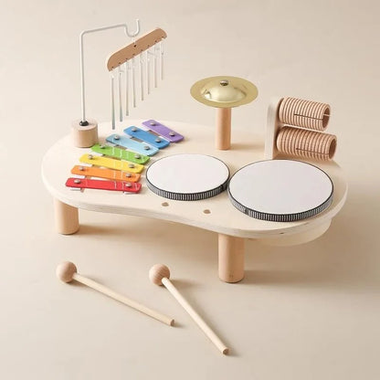 Kids Creative Wooden Music Station_7