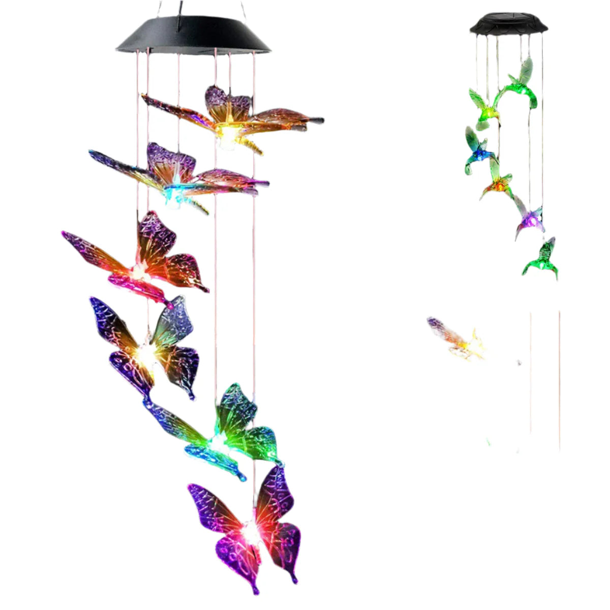 Lampe Solaire Élégante - Gong Éolien Décoratif - BlxckFR