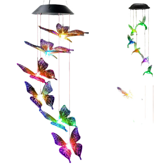 Lampe Solaire Élégante - Gong Éolien Décoratif - BlxckFR