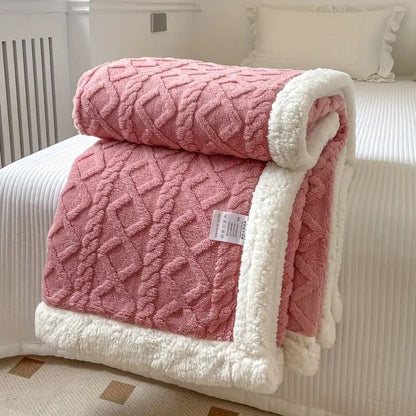 Couverture Polaire Douillette Réversible pour Lit
