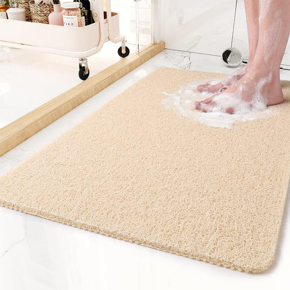Tapis de Douche Douillet et Protecteur - Antiderapant et Résistant aux Moisissures