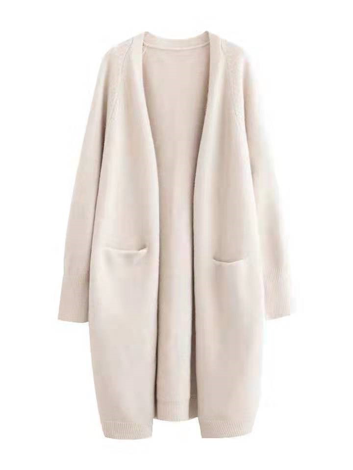 Manteau Femme Élégant en Laine Douce Taille Détendue