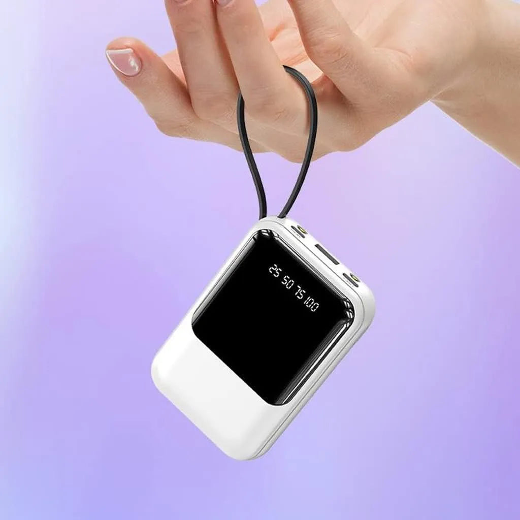 Batterie Portable Puissante 10000mAh | Charge Turbo et Câbles Inclus - Foivo