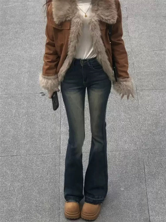Veste Femme Hiver Douce avec Col Fourrure Luxe - Foivo