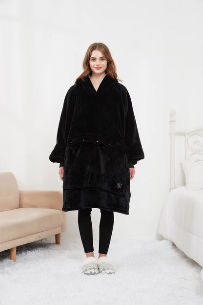 Couverture Chaude Capuche pour Hiver - Foivo