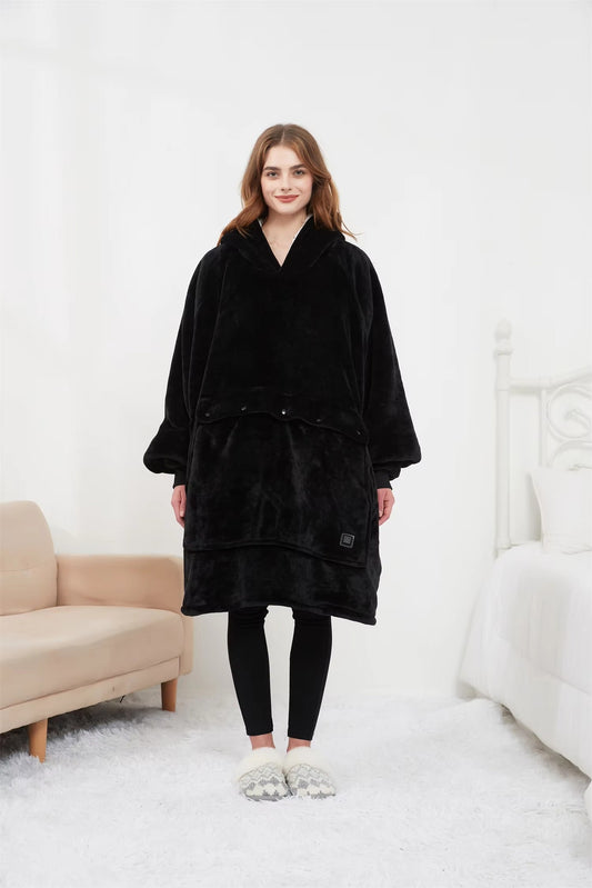 Couverture Chaude Capuche pour Hiver - Foivo